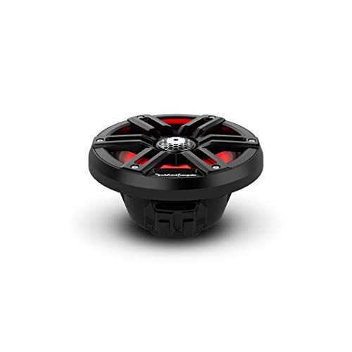 Rockford Fosgate M2-65B Color Optix 6.5” 2-Way Coaxial Multicolor LED Lighted Marine Speakers - Black/Stainless (Pair) Rockford Fosgate M2-65B Color Optix 6.5” 2-Way Coaxial Multicolor LED Lighted Marine Speakers - Black/Stainless (Pair)